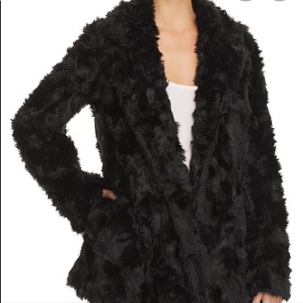Theory Faux Fur Clairene Coat